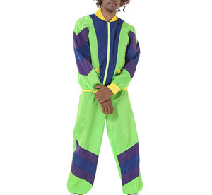 Conjunto de cortavientos de nailon 2025 hecho a medida, chaqueta con cremallera y bordado de bloques de color, chándal cortavientos impermeable para hombre - Product Image 6