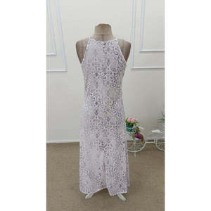 Vestido Maxi de Punto sin Mangas con Cuello Halter y Detalle de Hombro Descubierto para Mujer, Estilo Casual de Verano, Marca Jane's - Product Image 6