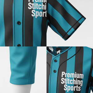 Maillot de baseball personnalisé en gros, uniforme d'équipe sublimé, ensemble complet, maillot à boutons et pantalon, OEM - Product Image 6