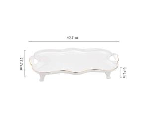 Bandeja de servicio de aluminio de diseño moderno superventas, decoración del hogar de alta calidad, características más atractivas, precio razonable al por mayor - Product Image 1