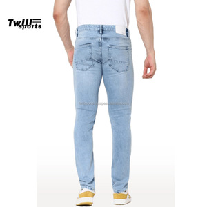 TWILL SPORTS – Nouveauté 2026 : Jean en denim classique pour homme, en coton et élasthanne, respirant, taille mi-haute, pour un style décontracté et une touche de style à votre garde-robe. - Product Image 4