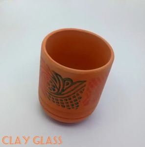 Vidrio de arcilla de alta calidad con diseño clásico, vidrio hecho de arcilla de alta calidad para usos de bebidas, vidrio de exportadores de Pakistán - Product Image 5