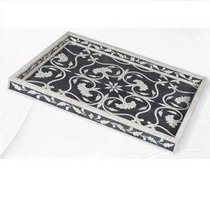 Vente chaude Plateau de service rond en rotin artisanal pour la restauration Tabletop Aliments Salade et fruits Affichage pour hôtels Mariages Fêtes - Product Image 3