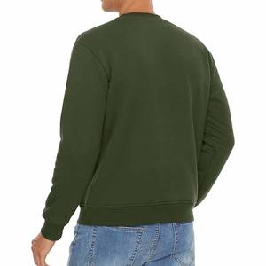 Sudadera de cuello redondo de lana para hombre, sudaderas con capucha y sudaderas informales gruesas cálidas para invierno - Product Image 3