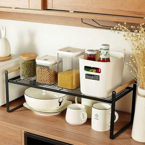 Compact Multi Purpose Spice Glass <b>Rack</b> Keep Your <b>Kitchen</b> Neat and Tidy Elegant Spice Glass <b>Rack</b> - Product Image 4