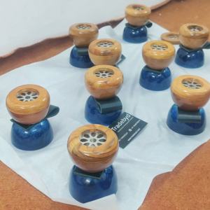 Quemador de incienso Bakhoor de madera Premium hecho a mano para aroma tradicional Oud para regalo y decoración Difusor de aromaterapia de Tradebyd - Product Image 1