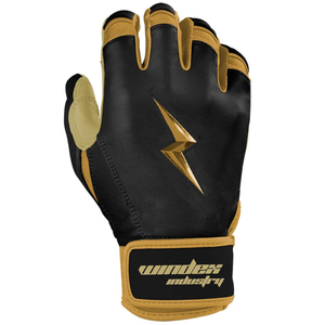 ถุงมือตีเบสบอลรุ่นโกลด์ระดับพรีเมี่ยมถุงมือหนังสั้น - Product Image 4