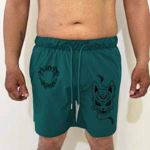 Pantalones cortos Cargo de algodón de alta calidad para hombre, ropa informal con múltiples bolsillos y patrón sólido, pantalones cortos informales con decoración de malla, verano 2025 - Product Image 1