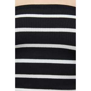 <b>Striped</b> Strapless Blouse - Product Image 4