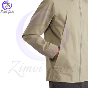 Vestes imperméables ou coupe-vent de grande taille pour la randonnée en plein air avec capuche de bon fournisseur entièrement personnalisées - Product Image 5