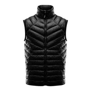 Nuevo Chaleco Acolchado Informal con Capucha para Hombre, Personalizable, Impermeable, Ecológico, de Lona, Venta al por Mayor, Alta Calidad, Sin Mangas - Product Image 1