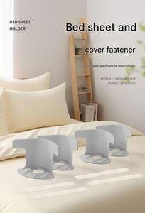 Attache de drap de lit CP01 antidérapante, clip <span class=keywords><strong>invisible</strong></span> sans déplacement avec boucle de <span class=keywords><strong>fixation</strong></span> à quatre coins, vente en gros - Product Image 4