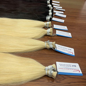 Cheveux Thanh an de la meilleure qualité, 100% vierges, cheveux humains vietnamiens naturels, lisses, extensions de cheveux en vrac, toutes les couleurs, teignables, 100g par paquet - Product Image 5