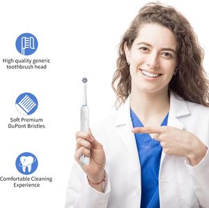 Advanced Plaque-Breaker Round Replacement <b>Toothbrush</b> <b>Heads</b> for Oral Bs Generic Electric Brush Refills Wholesale - Product Image 5