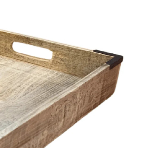 Indian Exporters' Naturel Handmade Wooden <b>Serving</b> Trays <b>Set</b> Bulk Wholesale Kitchenware <b>Dishes</b> for Home Use - Product Image 4