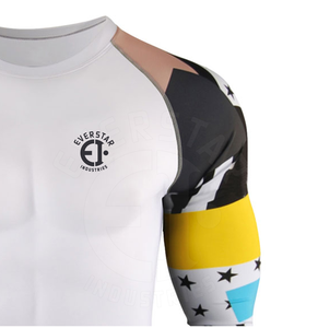 OEM qualité supérieure Men Rush Guard Couleurs personnalisées disponibles Logo personnalisé Men Rush Guard - Product Image 6