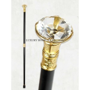 Elegant Wooden <b>Walking</b> <b>Sticks</b> with Resin Ergonomic <b>Handles</b> Blending Aesthetic Beauty Practical Functionality for Daily Support - Product Image 1