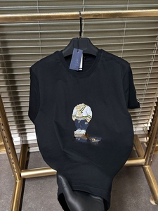 เสื้อยืดผู้ชายไซส์ใหญ่ ผ้าไหม/ผ้าฝ้ายซาติน ลายสัตว์ ป้องกันขนร่วง ตัดเย็บตามสั่ง แขนสั้น คอกลม สวมใส่สบาย ระบายอากาศได้ดี เป็นมิตรต่อสิ่งแวดล้อม - Product Image 4