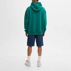 High Quality Oversized <b>Men</b> Hoodie Custom Logo <b>Thick</b> <b>Fleece</b> Drop Shoulder Streetwear Plus Size Pullover for Printing and Branding - Product Image 3