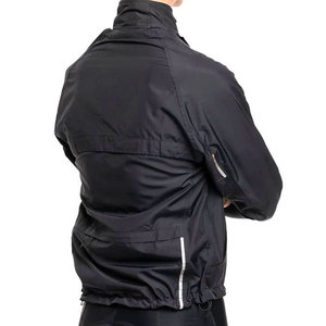 Veste de cyclisme unisexe légère, respirante, imperméable et coupe-vent en Spandex/Polyester pour la course à pied, avec logo et couleur personnalisables - Product Image 3