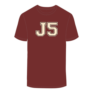 T-shirt Kappa Alpha Psi J5 Crimson Chenille con ricamo Nupe 1911 Greek Fraternity T-shirt da uomo in cotone premium a maniche corte - Product Image 3