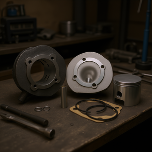 Nouveau kit de cylindre de moto Pinasco 102cc en fonte, comprenant des culasses, modèle 25010793, Italie - Product Image 3