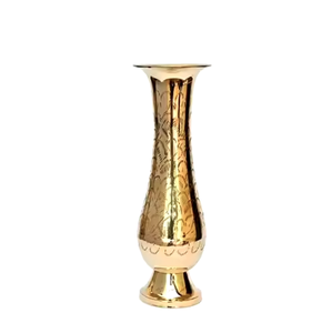 Vase à fleurs décoratif en métal fait main de style européen moderne et luxueux, décoration d'intérieur légère, de haute qualité et écologique pour table - Product Image 6