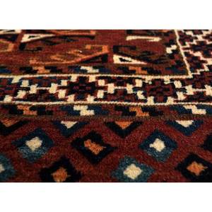 Tapis en laine noué à la main Kiaan grande surface Paem-818 Rouge Orange Géométrique Abstrait pour Entrée de Maison Couloir Tapis Rectangulaire 9x12 - Product Image 3