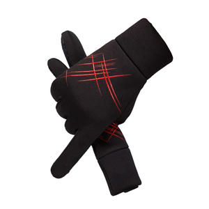 Guantes de Ciclismo de Invierno Unisex de Alta Calidad, Transpirables, Antideslizantes, con Pantalla Táctil y Protección Contra el Viento, de Medio Dedo - Product Image 2