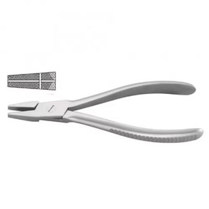 Base de alicates de punta plana quirúrgica con instrumentos ortopédicos de ranura transversal Herramientas de calidad superior mejor calificadas - Product Image 1
