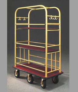 Chariot à bagages Bellman Four Wheels Bellboy Cart Chariot à bagages d'hôtel Chariot à bagages de hall d'hôtel Chariots à bagages - Product Image 1