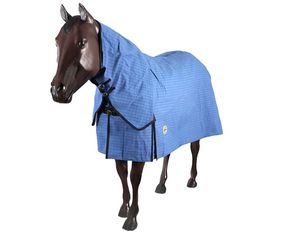 Alfombras combinadas de lona de verano para caballos ecuestres de la mejor calidad Rip-Stop 18oz estacional 100% impermeable precio al por mayor OEM/ODM - Product Image 2