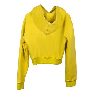 Automne hiver mode Logo personnalisé brodé couleur unie hommes sweats à capuche couleur unie coton pull coloré pour - Product Image 2