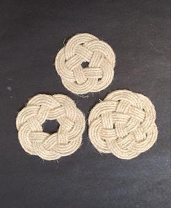 Dessous de verre en jute d'apparence de luxe très vendu de qualité supérieure Dessous de verre en jute élégant pour la maison Hôtel Table Top Decor Utilisation en gros - Product Image 5