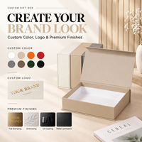 Boîtes cadeaux personnalisées de luxe, emballage rigide en papier avec taille, couleur, logo et insert personnalisés
