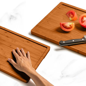 Juego de 3 tablas de cortar de bambú, juegos de herramientas de cocina - Product Image 2