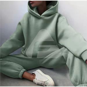 Survêtement de haute qualité avec Logo personnalisé pour femmes, vêtements de sport, survêtement personnalisé pour dames, vente en gros - Product Image 3