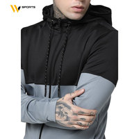 Survêtement de course unisexe grande taille de qualité supérieure, imprimé sérigraphié, à fermeture éclair, séchage rapide, thermique, en polyester sublimé