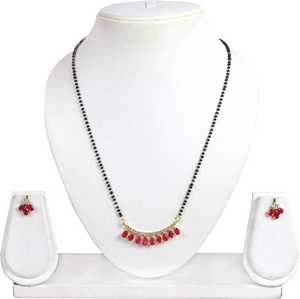 ผู้ผลิตอินเดียชุบทอง AD CZ Mangalsutra สําหรับสาวผู้หญิงสวมใส่งานแต่งงาน - Product Image 1