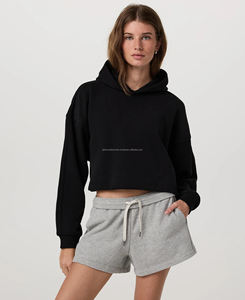 Premium femmes Jersey décontracté écologique surdimensionné à capuche 300 grammes automne pull brodé soie doublé col respirant - Product Image 1