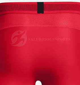 Workout Running Short de compression pour homme Spandex respirant/Polyester Short à séchage rapide au genou avec marque privée - Product Image 6