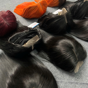 Venta Flash, extensión de cabello vietnamita, peluca con cierre de encaje en stock, precio al por mayor, sin derramamiento, muchos colores listos para enviar - Product Image 1