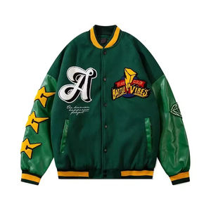 Ropa de calle para hombre, chaquetas con letras fabricadas en Pakistán, chaqueta con letras para hombre hecha a medida, nueva chaqueta con letras a la moda - Product Image 1