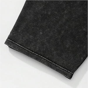 Oem Casual Sport Gym Ácido Lavado 100% Algodón Personalizado Hombres Impreso Sudor Baloncesto Tallas grandes Pantalones cortos para hombres - Product Image 4