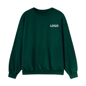 Sudadera de lana de mezcla de algodón pesado para hombre, jersey de cuello redondo personalizado, sudadera básica de manga larga, estilo de invierno para hombre - Product Image 1