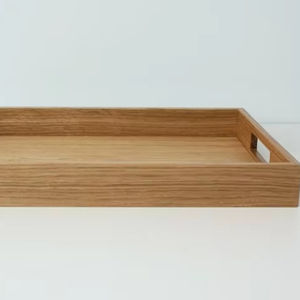 Plateau de service personnalisé en bois fait main, écologique, charme rustique, utilisation polyvalente pour les réceptions, les repas et les cadeaux - Product Image 1