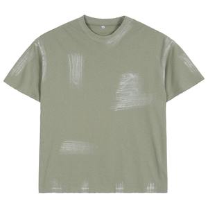 Camiseta de algodón 100% peinado de 250g/m2, Camiseta básica lisa en blanco y negro, proveedor de camisetas personalizadas con logotipo OEM - Product Image 4