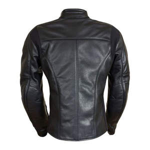 Top tendance pour femmes personnalisé automne hiver vestes en cuir avec col tournant solide manches longues avec doublure en satin respirant - Product Image 2