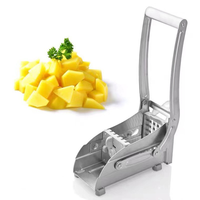 Coupe-frites manuel en acier inoxydable, trancheuse à pommes de terre et légumes, presse manuelle de cuisine pour frites