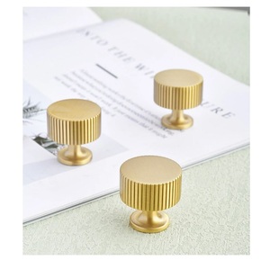Modern solid <b>brass</b> knob <b>pull</b> <b>drawer</b> cabinet for home dresser door cabinet furniture decorative kitchen wardrobe handle knobs - Product Image 5